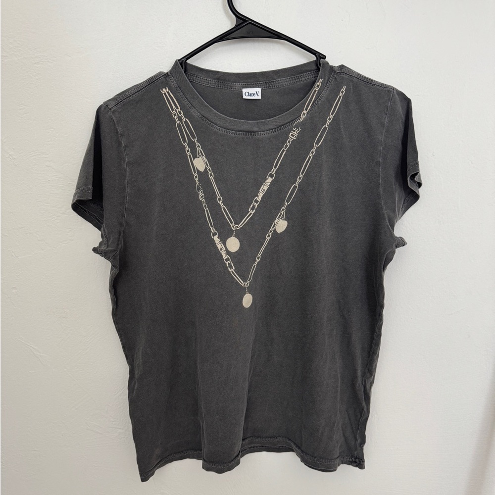 Claire V Necklaces T Shirt S